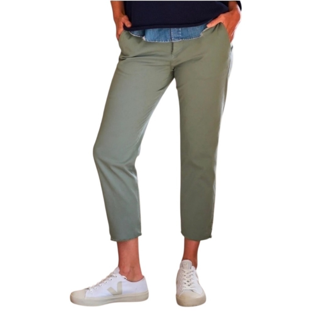 Frank & Eileen Wicklow The Italian Chino Pant Size 2 Sage Green Straight Leg